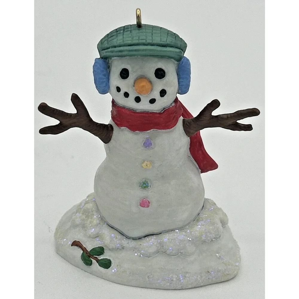 2002 Hallmark Keepsake Ornament Collector's Club Snowman‎ Ornament SKU U214